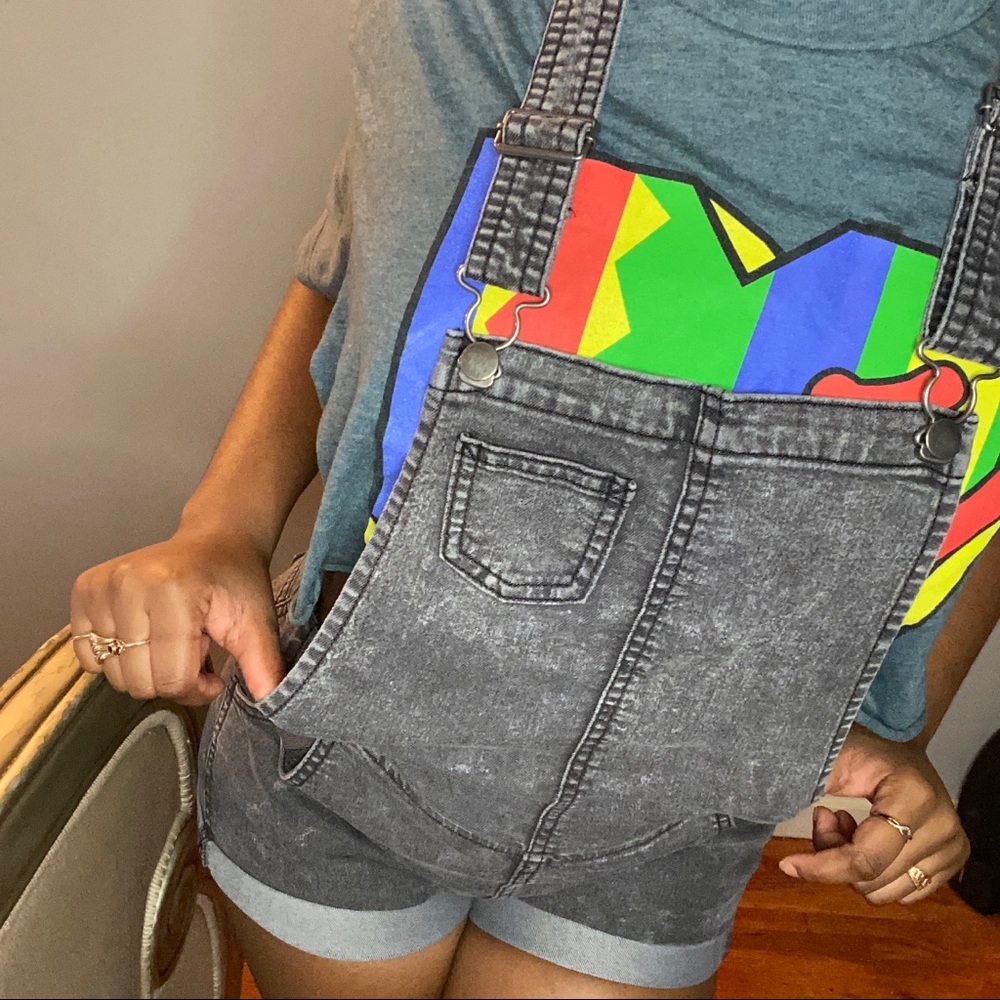 Overall Shorts